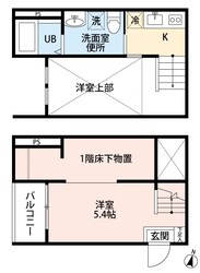 呼続駅 徒歩5分 1階の物件間取画像